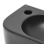 Umývátko SAT Infinitio 40x21,5 cm černá mat bez přepadu SATINF4021LBKM SATINF4021LBKM