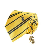 Harry Potter Kravata luxusní a pin v krabičce - Mrzimor