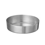 Ib Laursen Svícen Silver Brushed Look Ø 6 cm, stříbrná barva, kov