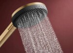 HANSGROHE - Raindance Alive Select S Set sprchové hlavice, tyče a hadice, 3 proudy, EcoSmart, kartáčovaný bronz 24602140