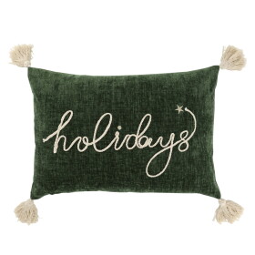Chic Antique Povlak na polštář Aix Holidays Moss 50 × 35 cm, zelená barva, textil