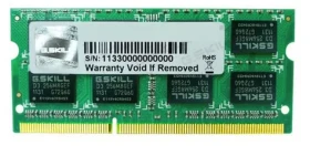G.Skill 8GB 1600 MHz / DDR3 / 1x8GB / CL 11 / SO-DIMM / 1.5V (F3-1600C11S-8GSQ)
