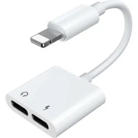 Joyroom S-Y104 Audio adaptér Dual Lightning bílá (6956116718985)