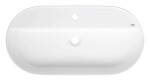 GROHE - Essence Umyvadlo na desku, 80x40 cm, s přepadem, s otvorem pro baterii, alpská bílá 103571SH00