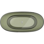 MEXEN - Pure olive volně stojící vana transparentna 170 x 80, korek chrom 58071708001