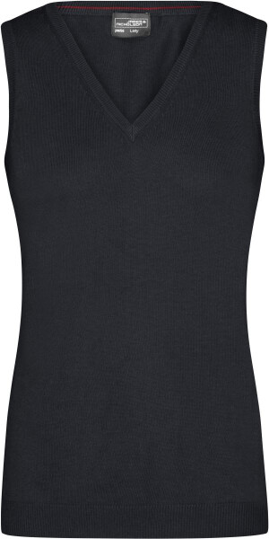 Daiber JN 656 Dámská svetrová vesta s výstřihem do V 02.0656 black XS