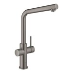 GROHE - Blue Home Dřezová baterie s chladícím zařízením a filtrací, kartáčovaný Hard Graphite 31454AL1