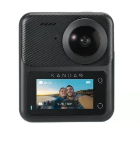 Kandao QooCam 3 Travel Combo / Akční kamera / 360° / 5.7K / 62MP / IP68 / Wi-Fi / BT / microSD / 1600mAh (Q23G-02)