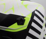 MX helma Xrc Jasper Youth 2.0 black/white/fluo - Yxl / bílá