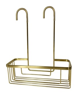 Gedy - SMART polička do sprchy závěsná, na baterii, 300x375x120 zlato mat 248988