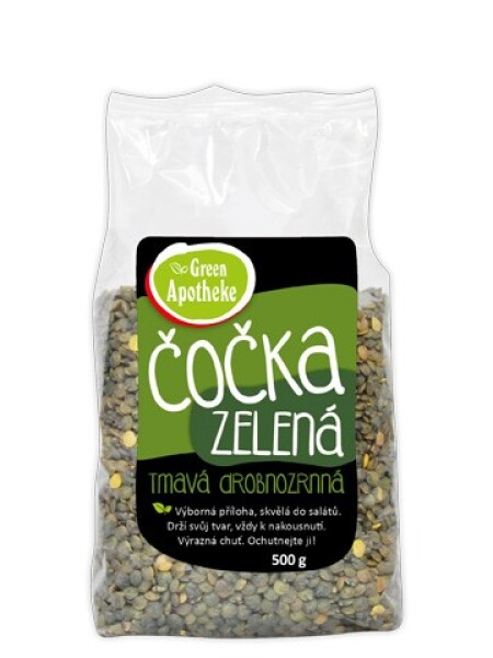 Čočka zelená tmavá 500g