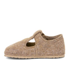 Dětské barefoot bačkory FLEXY WOOLY Beige Froddo G1700378-4 - béžová - 26