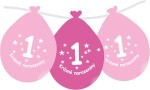 Balónek růžový KRÁSNÉ NAROZENINY číslo 1 visící- 5 ks balonky.cz Balónek růžový KRÁSNÉ NAROZENINY číslo 1 visící- 5 ks balonky.cz