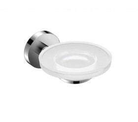 JIKA - Mio Style Mýdlenka s držákem, sklo/chrom H3832F10040001