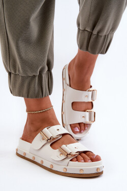 Dámské pantofle na platformě Big Star White Velikost: 39