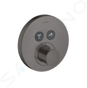 AXOR - ShowerSelect Termostat pod omítku pro 2 spotřebiče, kartáčovaný černý chrom 36723340