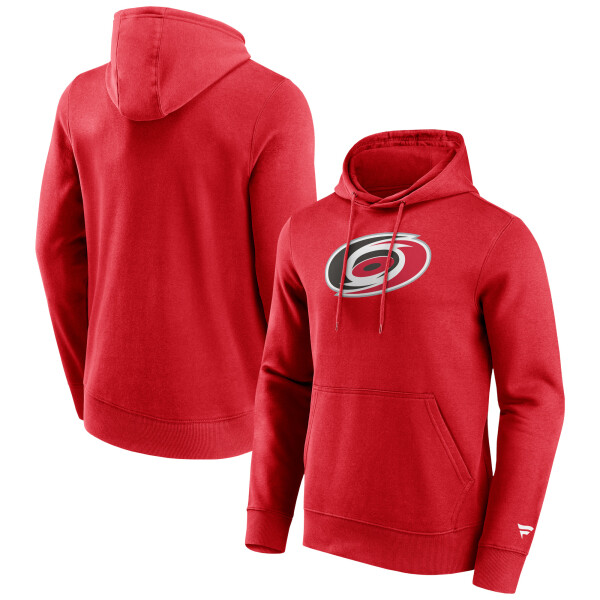 Fanatics Pánská mikina Carolina Hurricanes Primary Logo Graphic Hoodie Athletic Red Velikost: 2XL