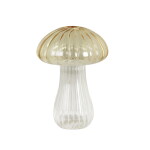 Strömshaga Dekorativní váza Mushroom Yellow Tall, žlutá barva, sklo