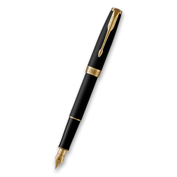Parker Sonnet Matte Black GT - plnící pero, hrot M