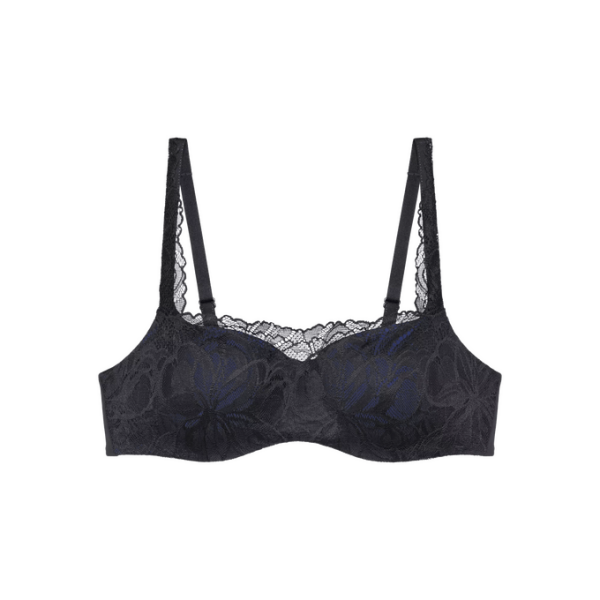 Dámská podprsenka Body Make-Up Illusion Lace Balconette - Triumph černá (0004) 080D