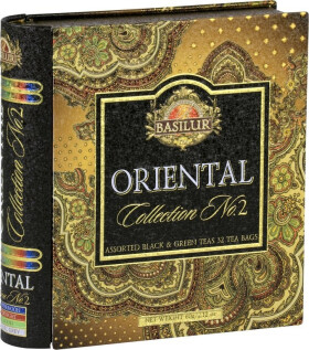 BASILUR Book Orient Assorted II plech 32 gastro sáčků