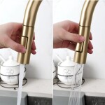 REA - Kuchyňská baterie Eco Fresh BRUSH GOLD REA-B7596