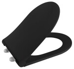 SAPHO - WC sedátko, SLIM, Soft Close, černá mat 100787-110