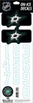 Sport Star Samolepky na helmu Dallas Stars NHL Decals Black