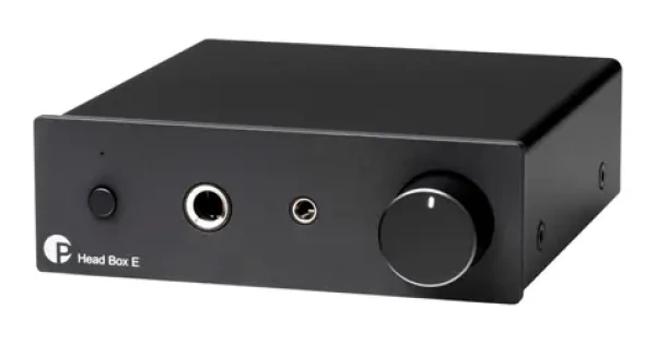 Pro-Ject Head Box E černá / Sluchátkový zesilovač s konektory 6.3 mm a 3.5 mm (9phbeb)