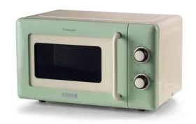 Ariete 3960 GR Vintage krémová/světle zelená / Mikrovlnná trouba / 800 W / 20 l (3960GR)