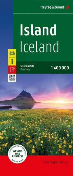 Island 1:400 000 / cestovní mapa