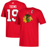 Adidas Pánské Tričko #19 Jonathan Toews Chicago Blackhawks Velikost: