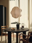 Ferm Living Kameninová váza Dedali Dark Brown Medium, hnědá barva, keramika