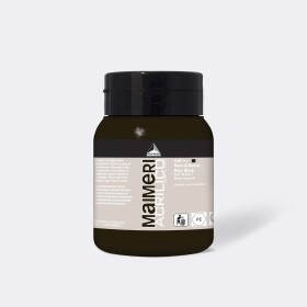 Akrylová barva Maimeri Acrilico 500 ml – černá mars 540