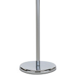 Věšák stojanový, výška 182 cm, kovová konstrukce, lesklý chrom, nosnost 10 kg