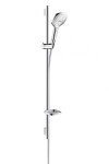 HANSGROHE - Raindance Select E Sprchová souprava 120, 3 proudy, EcoSmart 9 l/min, bílá/chrom 26623400