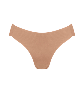 Dámské kalhotky ZERO Feel Pure High leg - BROWN - sv. hnědé 00CM - SLOGGI NOSTALGIC BROWN M