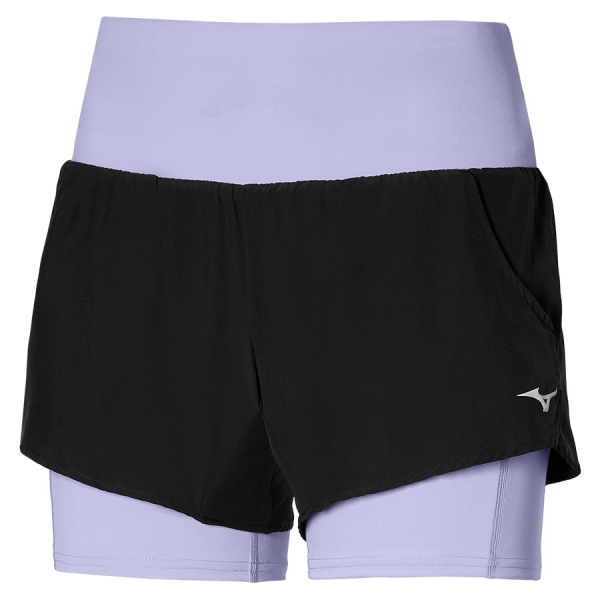 Běžecké šortky Mizuno 2 in 1 4.5 Short J2GB170497 Velikost textilu: M
