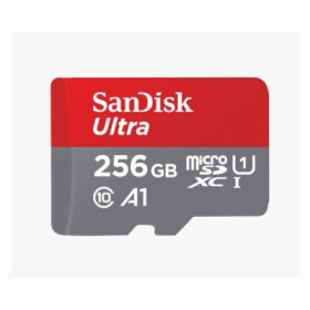 SanDisk MicroSDXC karta 256GB Ultra (100MB/s, Class 10, Android) + adaptér EDF_493324