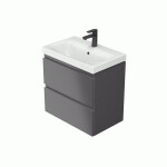 CERSANIT - Skříňka pod umyvadlo MODUO SLIM 60 antracit, montáž FSC MIX70% SGSCH-COC-007574 S590-088