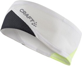 Craft ADV Lumen Fleece bílá 1909835-895851 Bílá - Běžecká čelenka CRAFT ADV Lumen Fleece Velikost textilu: S-M