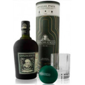 Diplomático RESERVA EXCLUSIVA Special Pack Rum 40% 0,7 l (dárkové balení 1 sklenička)