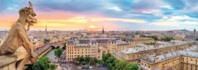 Trefl - Puzzle - Panoramatické puzzle Výhled z katedrály Notre-Dame
