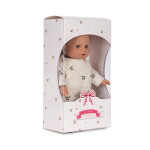 Konges Sløjd Panenka s dudlíkem Ellie, béžová barva, plast, textil