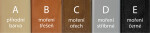 Válenda Vario Nožičky: C - moření ořech, Rozměr: 80 x 200 cm, varianta nožiček: noha 2