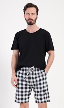 Pánské pyžamové šortky Alfréd tmavě modrá 4XL