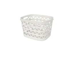 Curver Oceana mini krémová / Koš na prádlo / 30 l / 34,6 x 27,1 x 42,6 cm (271193)