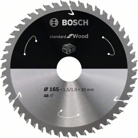 Bosch Accessories Bosch 2608837689 tvrdokovový pilový kotouč 165 x 30 mm Počet zubů (na palec): 48 1 ks