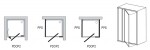 RAVAK - Pivot Sprchové dveře PDOP2-120, 116-121 cm, lesklý hliník/čiré sklo 03GG0C00Z1