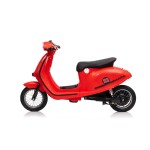 Mamido Dětský elektrický skútr Retro 23 červený